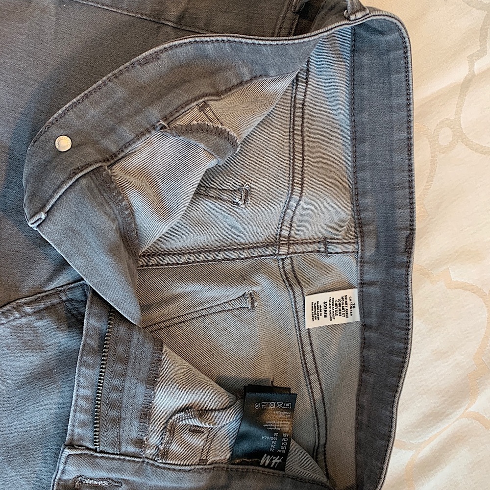 H&M Gray Slim Jeans